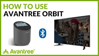 How to Use Avantree Orbit  Bluetooth 50 Transmitter Adapter with Screen Display for TV [upl. by Llerdnad]