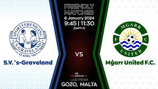 SV sGraveland vs Mgarr United  International Friendlies Malta 2024 [upl. by Atsylak754]