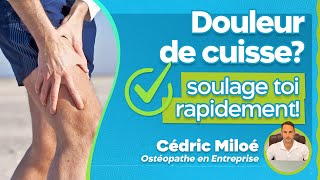 Douleur de cuisse  la Cruralgie les Exercices qui vont te Soulager [upl. by Lamrert]