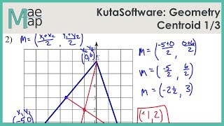 KutaSoftware Geometry Centroid Part 1 [upl. by Nylsaj]