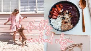 Weekend Vlog  Full Body Workout  Healthy Thai Dinner Recipe [upl. by Durward]