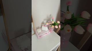 reset my vanity with me🌸 vanity cleaningvlog aesthetic [upl. by Pleione]