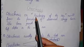 Medical surgical nursing topic  otosclerosis factors diagnosis management nursing accessment [upl. by Dnalyar]