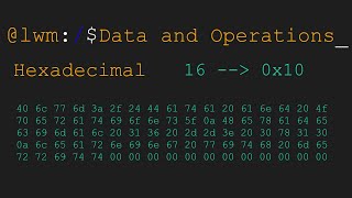 Hexadecimal [upl. by Initirb]