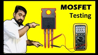 MOSFET testing  Checking MOSFET with Multimeter  MOSFET checking in Hindi  MOSFET Working [upl. by Marela]