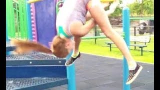 How To Do A Fun Gymnastics Trick On The Bars With Coach Meggin [upl. by Yelnahs]