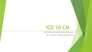 ICD 10 CM Conventions [upl. by Grekin103]