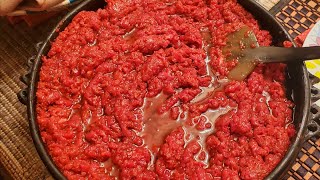 How to make Ethiopian kitfo የጉራጌ ክትፎ አሰራር [upl. by Hnib]