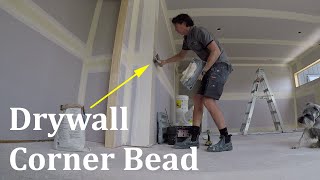 How to coat Drywall Corner Beads [upl. by Cinemod]