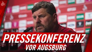 LIVE Pressekonferenz mit Steffen BAUMGART vor Augsburg  1 FC Köln  Bundesliga [upl. by Allenod]