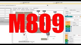 M809 Makro unserer SIM Software  Oberfläche antasten [upl. by Ettennod]