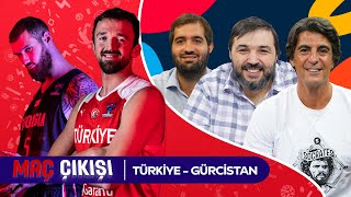 🔴 EuroBasket 2022 TürkiyeGürcistan  Maç Çıkışı  İbrahim Kutluay Kaan Kural Uğur Ozan Sulak [upl. by Attenna]