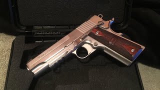 Sig Sauer 1911 Stainless with Rail Shooting Review 2 [upl. by Partan]