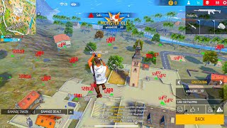 Fly Hacker in My Game  Solo Vs Squad Full Gameplay  Must Watch Garena Free Fire [upl. by Eiram511]