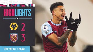 Wolves 23 West Ham  Lingard Scores Spectacular Solo Goal  Premier League Highlights [upl. by May726]