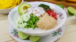 Ceviche de Pescado con Salsa de Maní [upl. by Jareen]