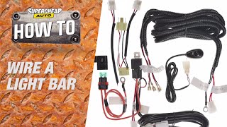 How to  Wire a LED Light Bar  Supercheap Auto [upl. by Snowber644]