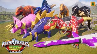 Power Rangers Super Charge Zords Battle Royal and Skin Showcase [upl. by Fuld382]