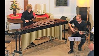 Amorada Azevedo  Silke Büscherhoff Andreas Bach  Marimba amp Guitar  Percussion Battle [upl. by Ardelle678]