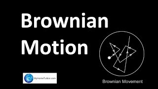 Brownian Motion  Chemistry [upl. by Akirdnuhs495]