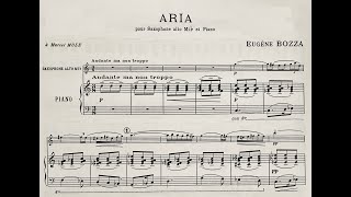 Aria by Eugène Bozza [upl. by Anujra]