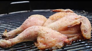 Meilleur poulet grillé au BBQ façon crapaudine  Cuisson rapide de poulet au grill  Recette  230 [upl. by Hettie839]