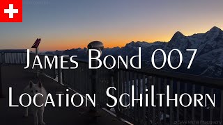 Best places Switzerland in winter  Schilthorn Piz Gloria 007 4K [upl. by Goodden]