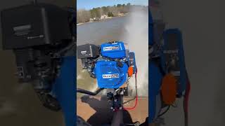 16hp FeatherLite surface drive with 16hp duromax [upl. by Gorey]