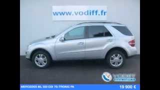 VODIFF  MERCEDES OCCASION ALSACE  MERCEDES ML 320 CDI 7GTRONIC PA [upl. by Silma]