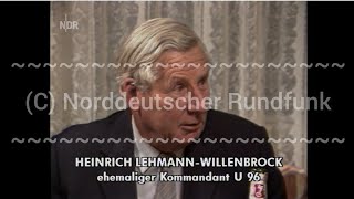 U96  Das Boot  Interview mit Heinrich LehmannWillenbrock Tagesthemen vom 04031985 [upl. by Nuahs]