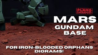 Gundam Diorama Tutorial  Easy Mars Diorama Base [upl. by Dnomder]