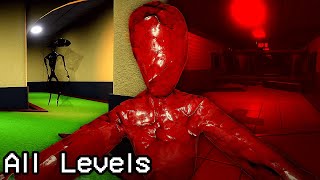 The Backrooms Infinite  All Levels Full Walkthrough  Roblox [upl. by Linson]