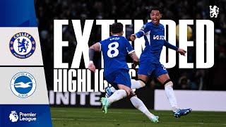 Chelsea 32 Brighton  Highlights  EXTENDED  Premier League 202324 [upl. by Anahs]