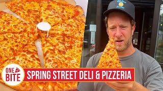 Barstool Pizza Review  Spring Street Deli amp Pizzeria Saratoga Springs NY [upl. by Pickard]