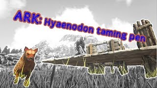 ARK Hyaenodon taming pen [upl. by Sylado]