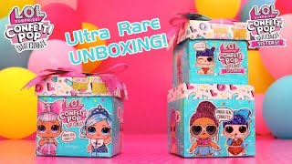 Unboxing LOL Surprise Confetti Pop Birthday Sisters Set ULTRA RARE Revealed [upl. by Winograd879]