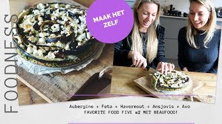 Auberginefeta quiche met bodem van havermout  Favorite Food Five 2 van Beaufood [upl. by Aisat15]