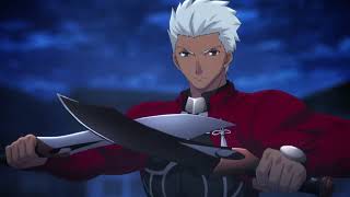 Fatestay night Unlimited Blade Works AMV Archer vs Lancer [upl. by Weld245]