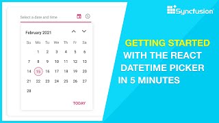 Getting Started with the React DateTime Picker in 5 Minutes [upl. by Compton536]