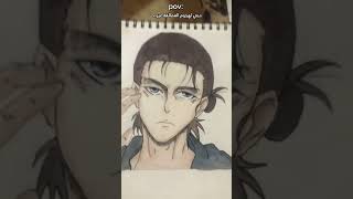 شرايكم ميكاسااكرمان anime اكسبلور drawing رسم art انمي attackontitan اوتاكو لايك [upl. by Liuka662]