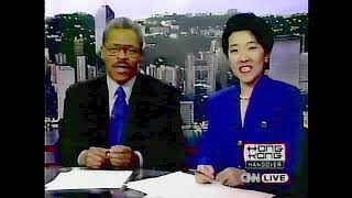 Hong Kong 1997 handover  CNN coverage [upl. by Attenat313]