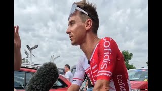 Tour de France 2024  Bryan Coquard  quotJai fait tomber Alexis Renard je lai fauchéquot [upl. by Honorine]