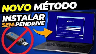 Novo Método para INSTALAR o Windows 10 SEM PENDRIVE Atualizado [upl. by Bobbette]