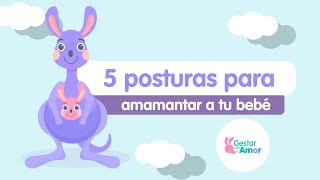 5 posturas para amamantar a tu bebé [upl. by Marillin]