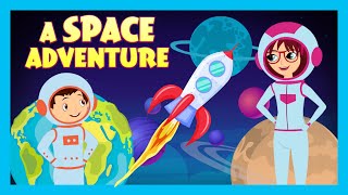 A SPACE ADVENTURE ‍🚀 Tia amp Tofu Lessons For Kids  English Stories  Learning Stories for Kids [upl. by Lakin607]