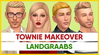 THE LANDGRAAB FAMILY amp JOHNNY ZEST  Townie Makeover  The Sims 4 Create A Sim  CC Links [upl. by Peterman]