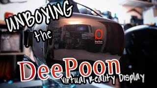 UNBOXING THE DEEPOON E2 VIRTUAL REALITY DISPLAY Oculus Home amp SteamVR [upl. by Soule]