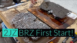 2JZ BRZ Swap  Transmission Install A340E amp First Start  Pt 5 [upl. by Swords661]