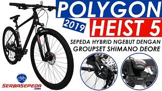 POLYGON HEIST 50 SI HYBRID ROADBIKE RASA MTB [upl. by Lirrad]