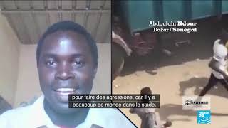 Une femme agressée en marge dun match de lutte au Sénégal [upl. by Allin]